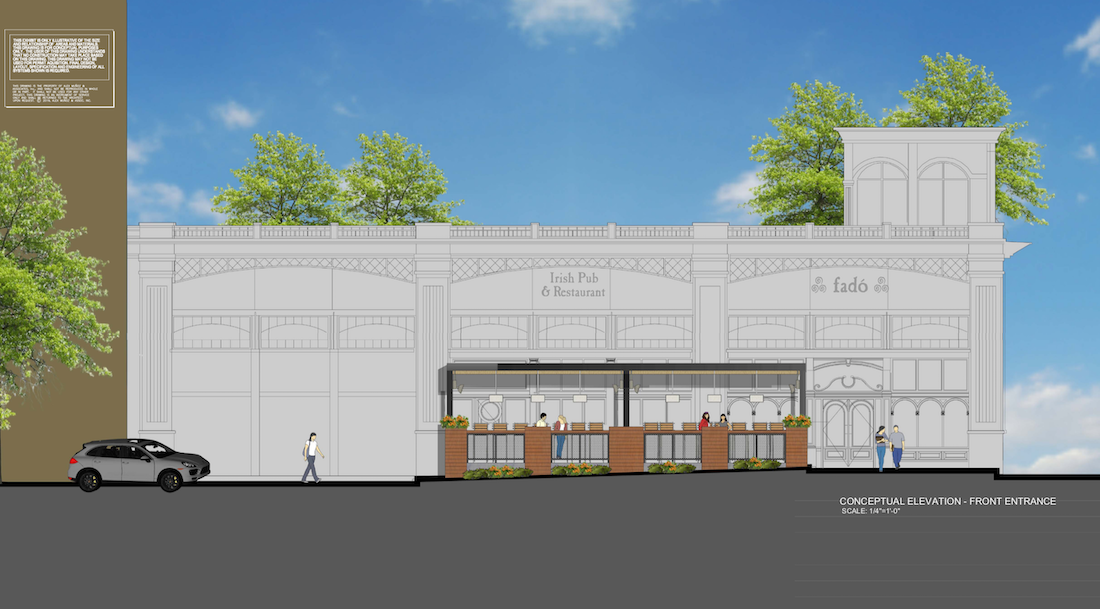 Fado Irish Pub - The Shops Buckhead Atlanta Rendering 1