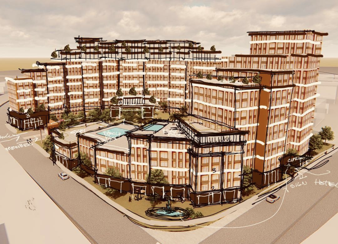 The Cipriani Hotel, Residence, and Members Club Atlanta Rendering