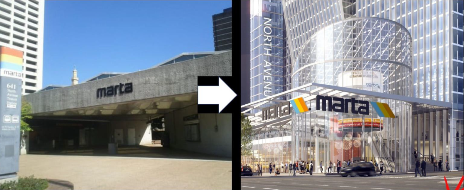 Portman Holdings - North Avenue MARTA Station - TOD Rendering 2