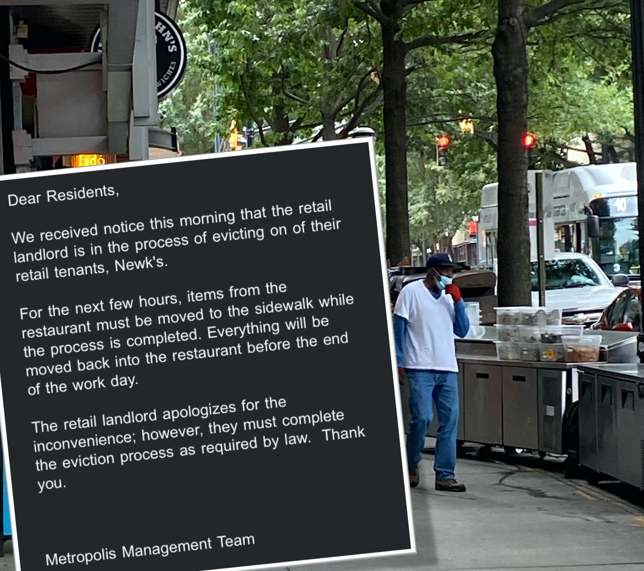 Newk's Eatery Metropolis Evicted