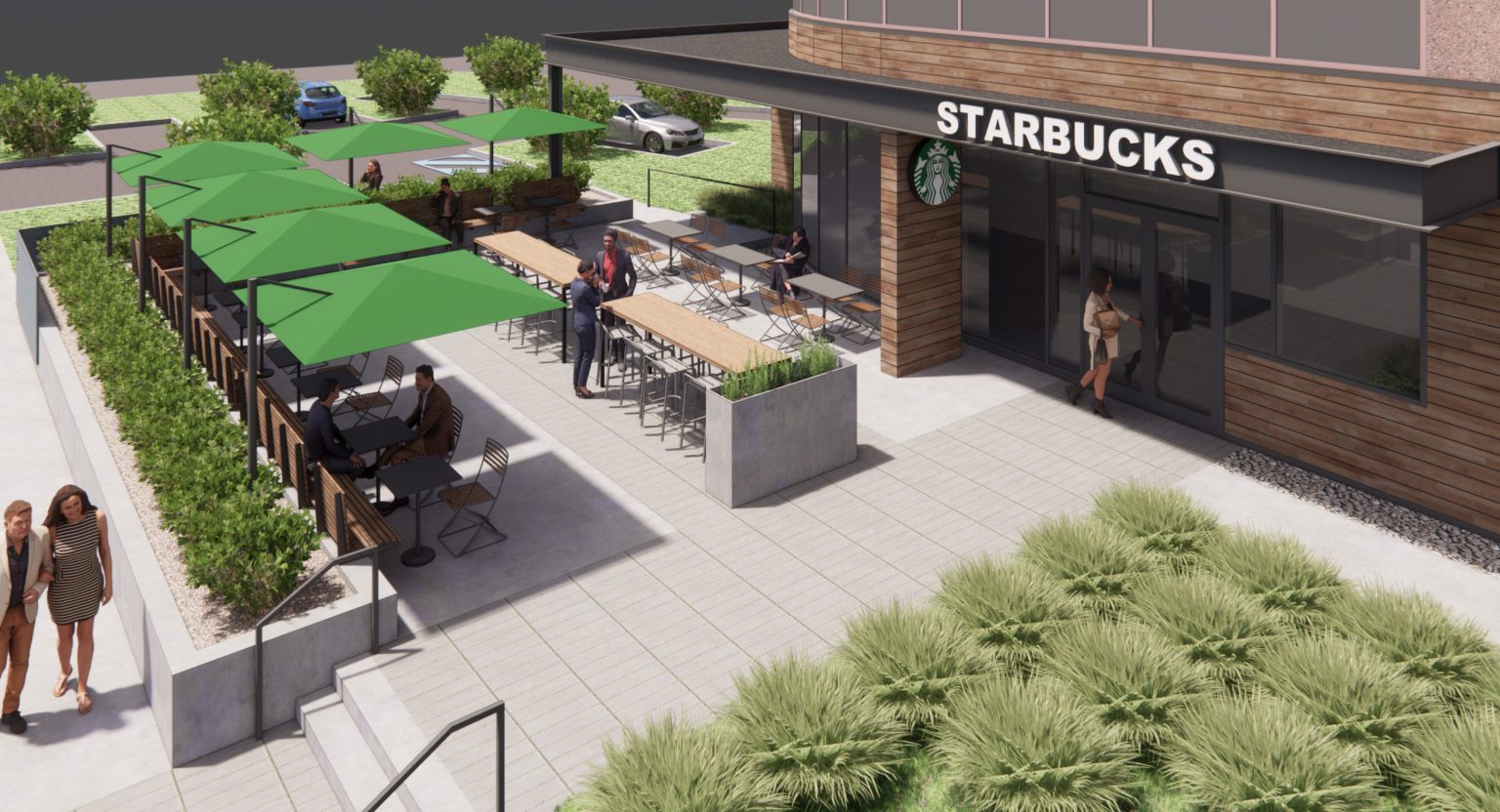 Starbucks - Galleria 200 - Rendering 1