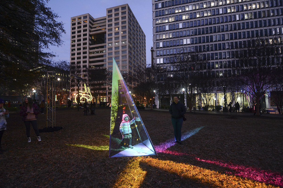 PRISM Winter Lights at Woodruff Park