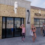 An artist's rendering of the yet-to-open 22nd Street Pizza