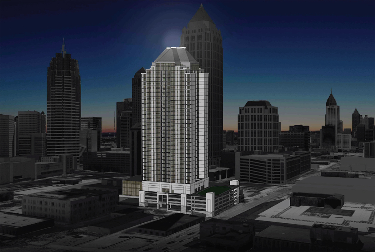 Midtown Design Review Committee Hears 1280 West Renovation Proposal - Rendering