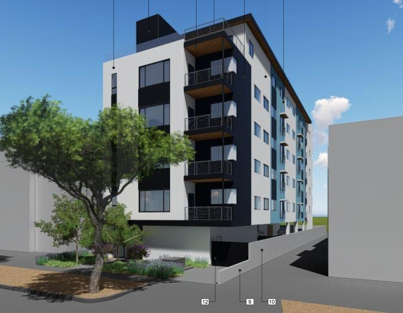 554 North Alexandria Ave. Hollywood Rendering