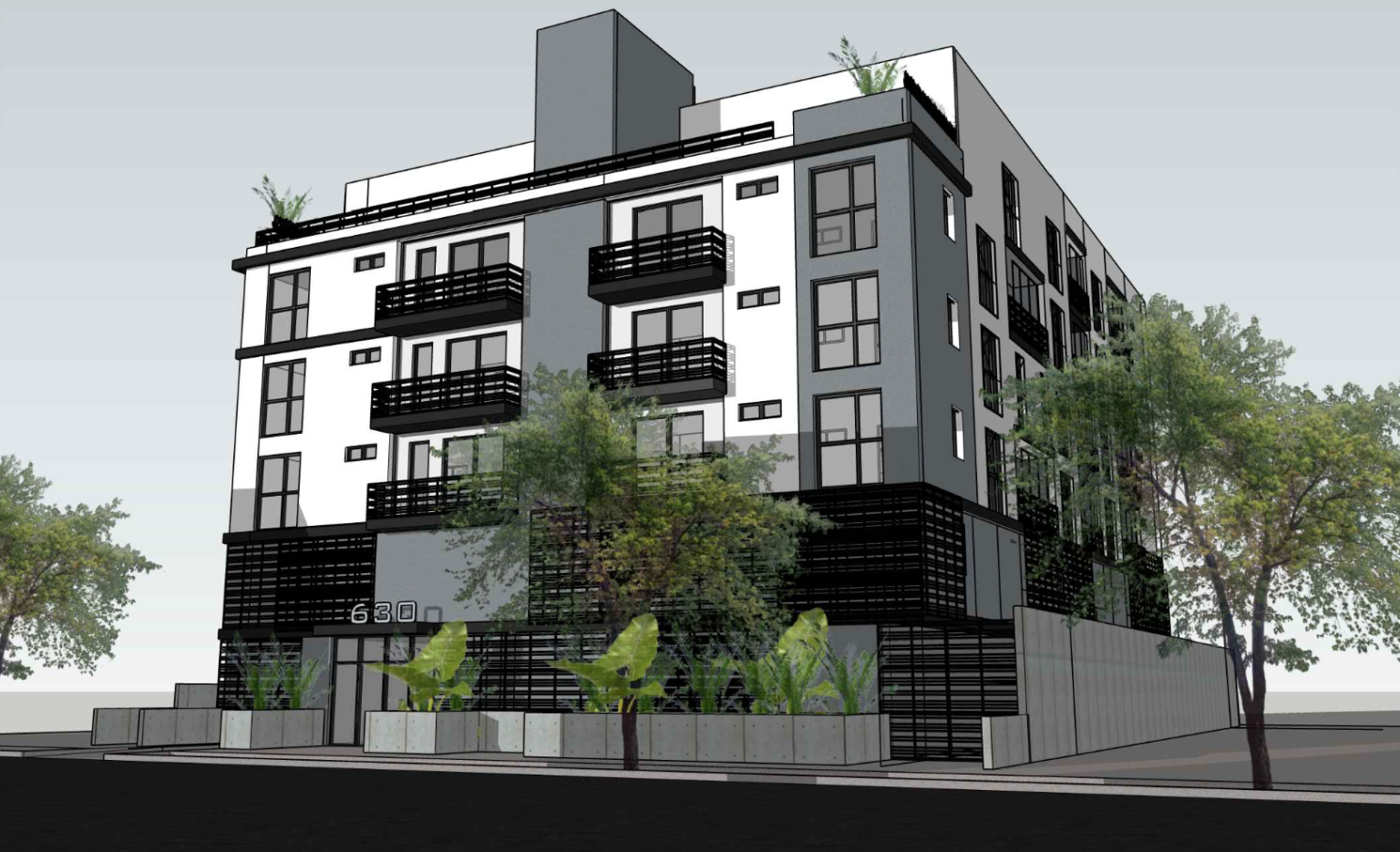 630 N. Oxford Ave. Rendering