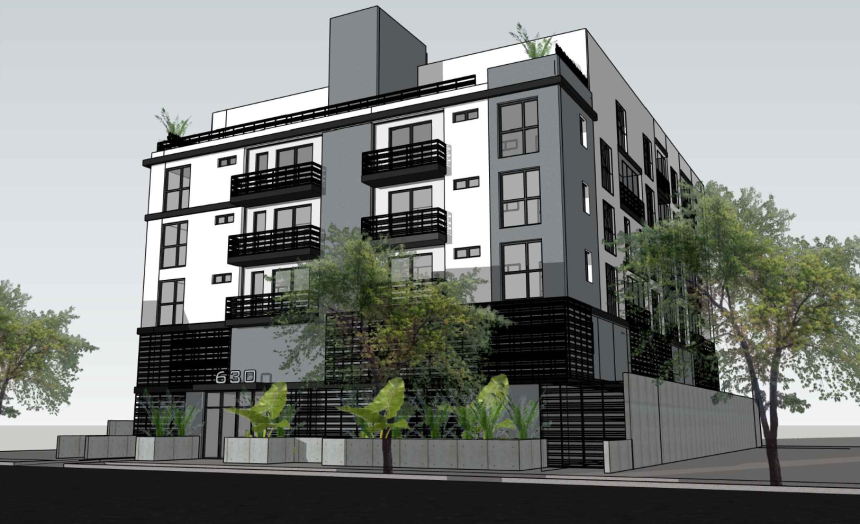 630 N. Oxford Ave. Rendering