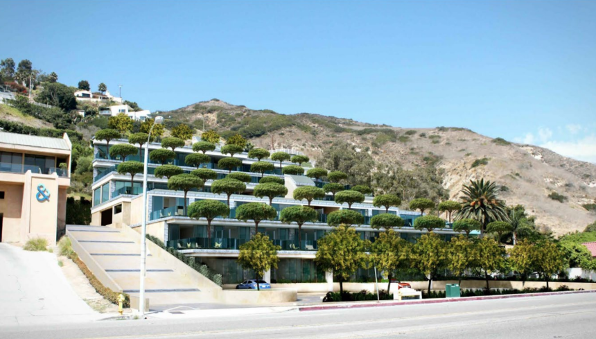 Sea View Hotel Malibu Rendering