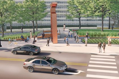 Arts District Plaza Rendering