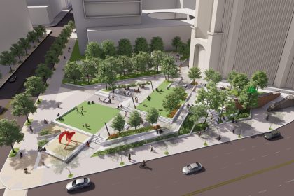 Bank of America Plaza Greenspace Rendering