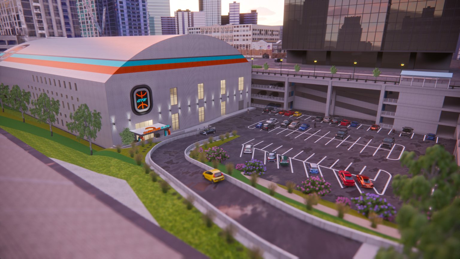 Rendering of OTE's new Atlantic Station facility