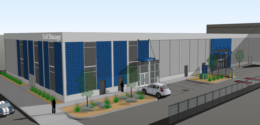 Oxnard Self Storage Rendering