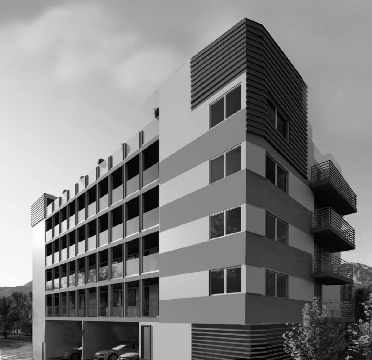 445 North Westmoreland Rendering