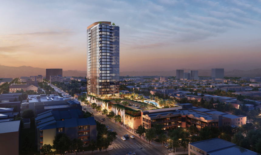 1050 La Cienega Project Rendering