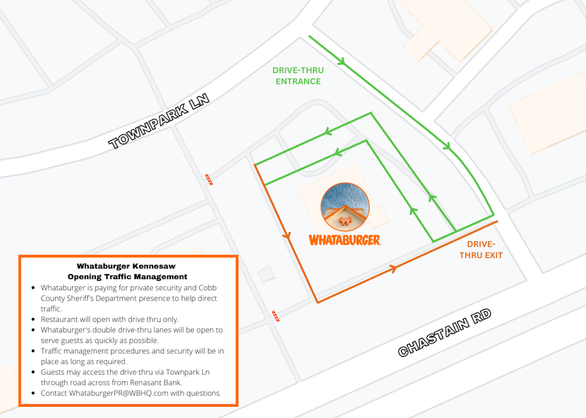 First Metro Atlanta Whataburger Restaurant To Open November 28