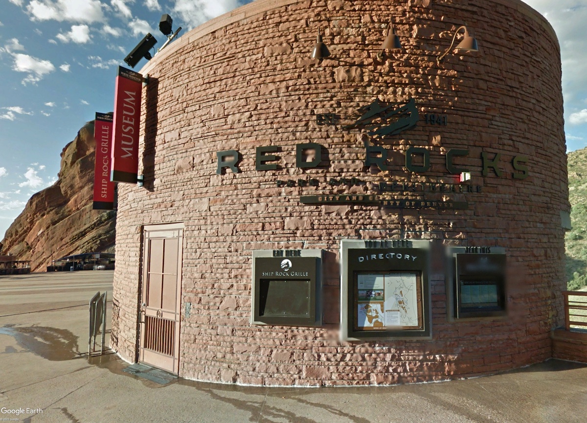 The Red Rocks Amphitheatre Visitor's Center and Ship Rock Grille.