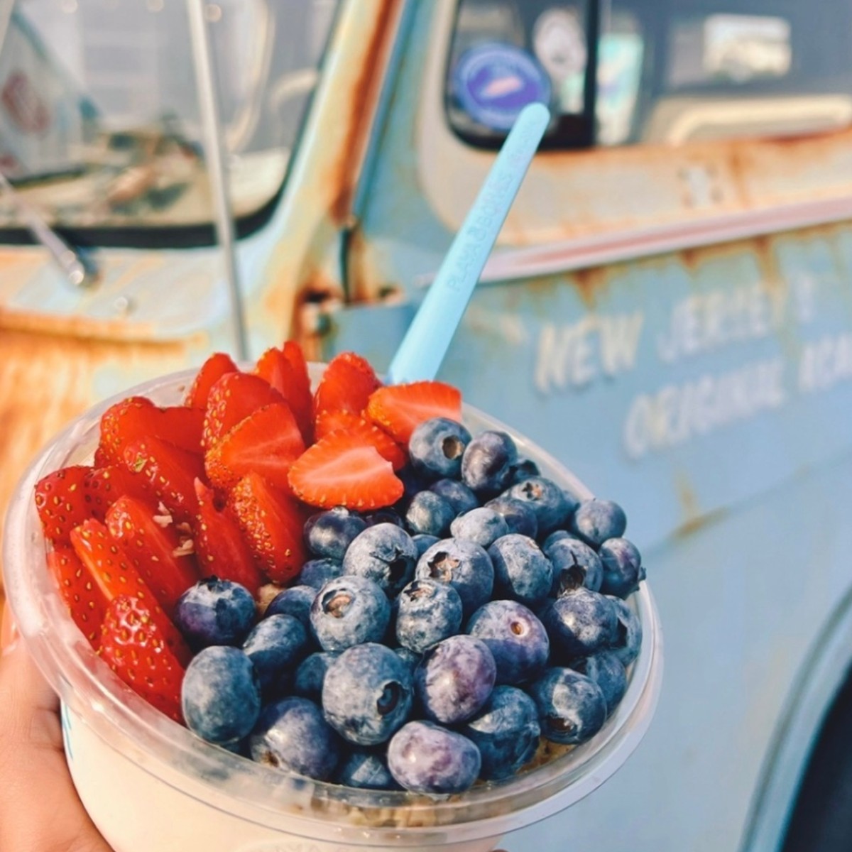 A Playa Bowl's fruit bowl.