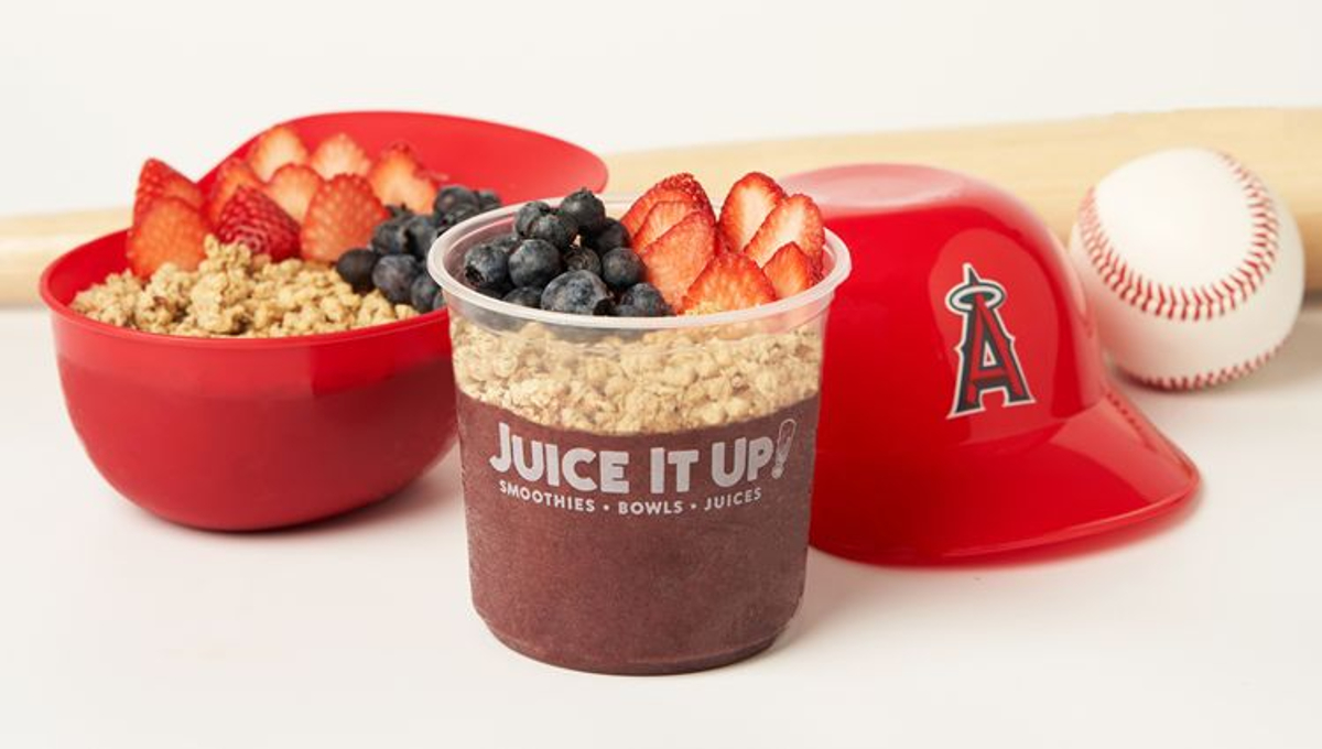 Juice It Up! Brings Renowned Açaí and Dragon Fruit Bowls to the Plate in Multi-Year Partnership With Angels Baseball