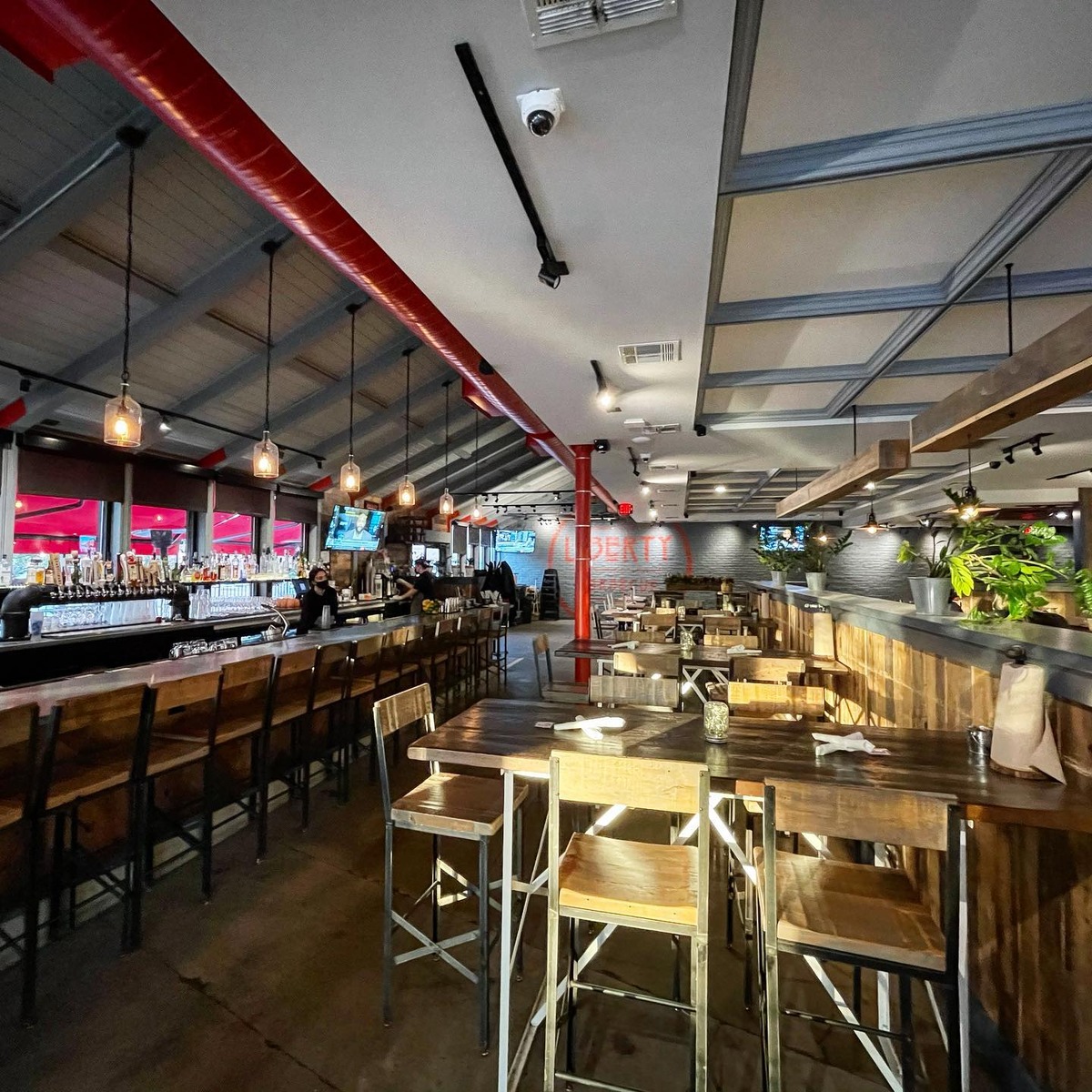 Above, a photo of Liberty Barbecue's interior. The space will be fully renovated and the menu is expected to expand beyond traditional barbecue. Photo Credit: Liberty barbecue.