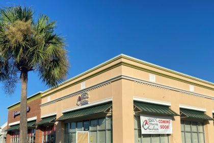 The exterior of Mario's Peruvian Chicken's future location in north charleston