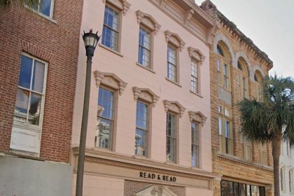 The exterior of the historic Read & Read building at 37 broad street in downtown charleston