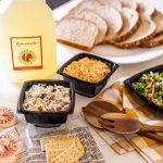 chicken salad and pimiento cheese with wheat bread and lemonade as served at chicken salad chick franchise locations