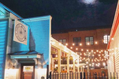 the exterior of tobin's market music venue at the jackson street cottages in charleston eastside