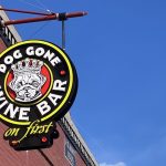 dog gone wine bar woodland ca exterior sign