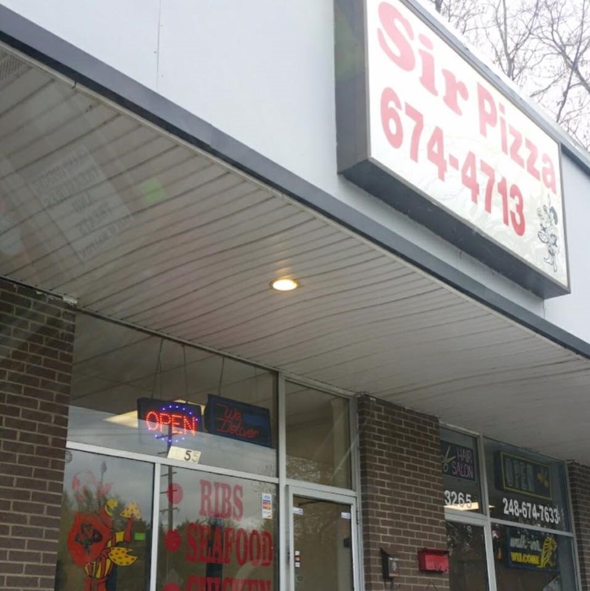 sir pizza waterford reopening this april sign outdoor