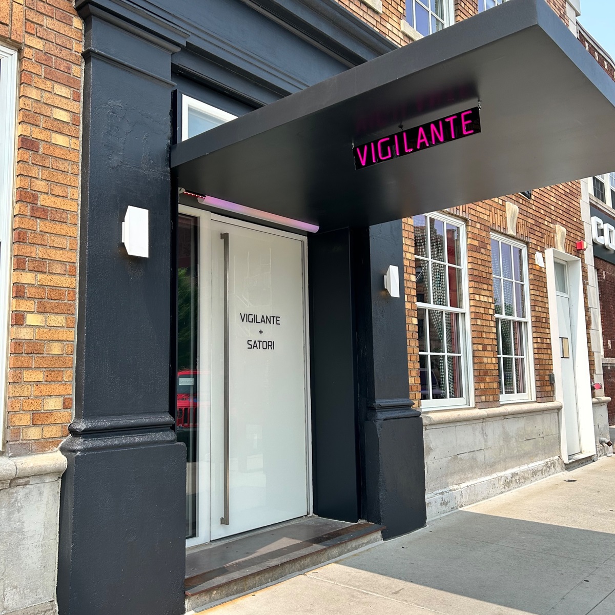 vigilante rebrand soil2service exterior sign detroit