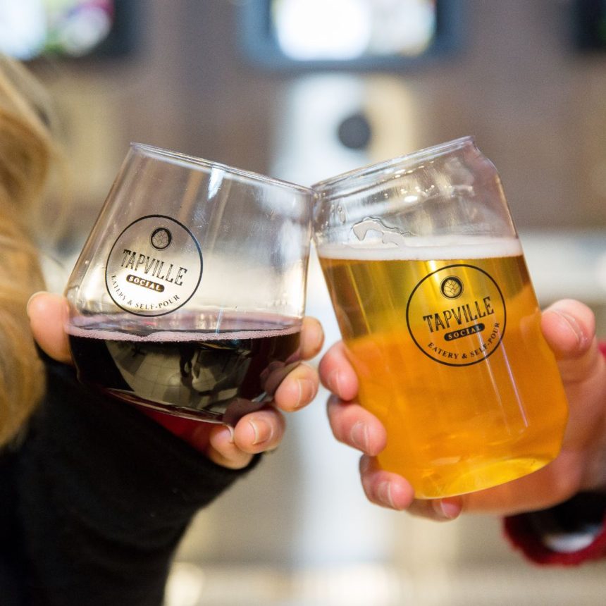 SELF-SERVE BEER AND WINE NOW AVAILABLE AT TAPVILLE IN THE YORKTOWN CENTER