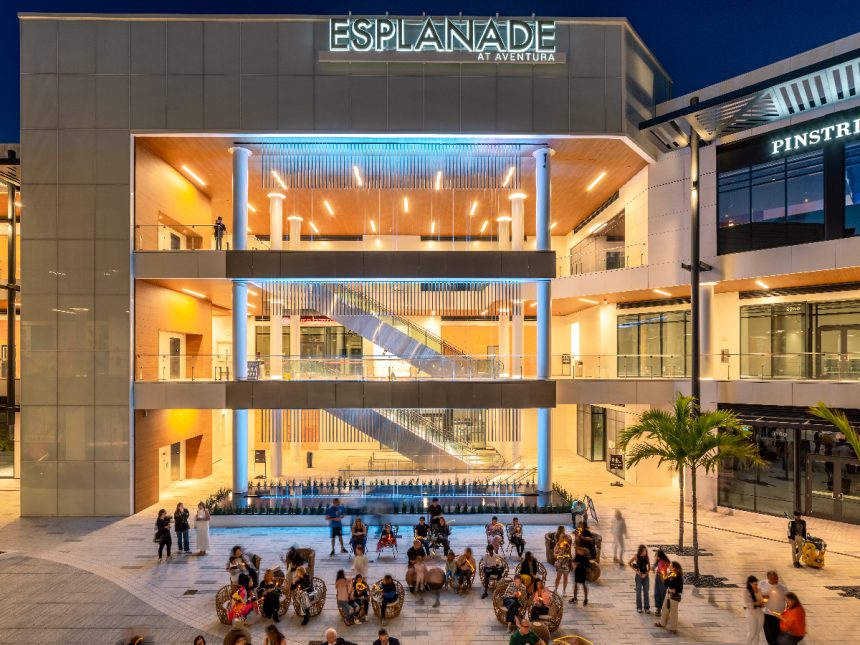 ESPLANADE AT AVENTURA ANNOUNCES EIGHT NEW TENANTS OPENING THIS YEAR