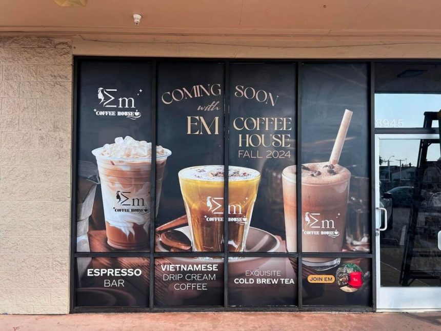 Em Coffee House to Debut Soon in Mira Mesa; Kearny Mesa Planned for Next Year