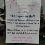 Wild Beet Salad Company to Temporarily Close in Search of New Location