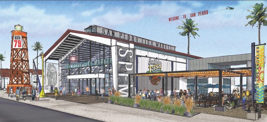 San Pedro Fish Market Dropping Anchor at West Harbor