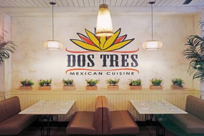 Dos Tres – A Modern Mexican Dining Destination Will Open on W. 23rd Street in Chelsea on March 19th