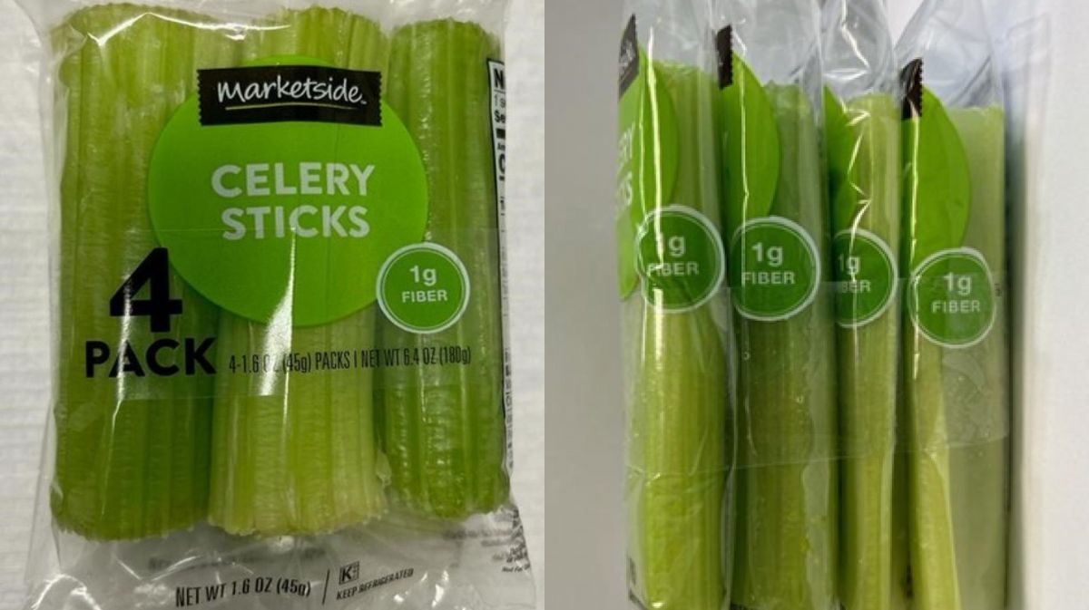 A particular lot Marketside Celery Sticks maybe contaminated