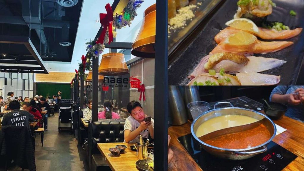 The Las Vegas crowd makes its way to this food establishment for hot pot meals, tabletop BBQs, and sushi dishes. 