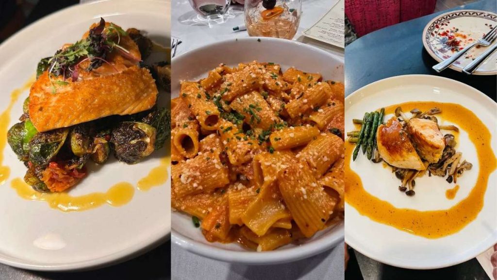 The New American restaurant served many delicacies