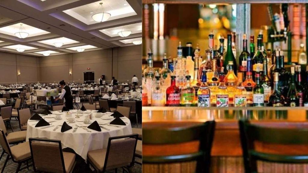 Based on the nature of the violations, food inspectors ordered the shutdown of the dining area at the Marriott Burbank Airport Hotel. 