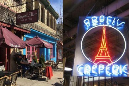 Campbell's Place and Profis Creperie failed a health inspection by the Office of Food Protection of the Philadelphia Department of Health.