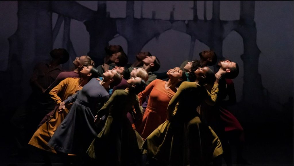Limón Dance Company performing at the Spoleto festival.