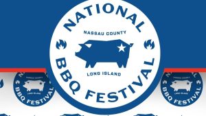 Visitors can head to Eisenhower Park to eat, drink, and enjoy the BBQ festival.