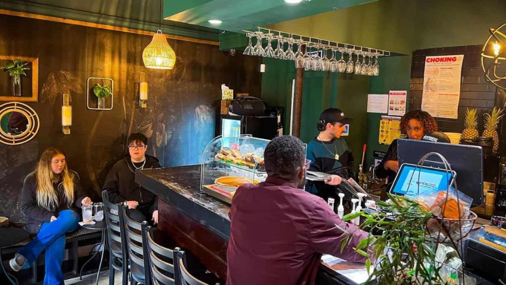 Upperz Cafe and Bar offered a breakfast menu and artisanal bar food. 