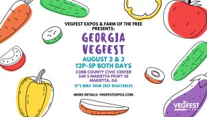 Georgia VegFest returns to Cobb County Civic Center on August 2–3, 2025, featuring vendors showcasing plant‑based foods and family‑friendly activities.