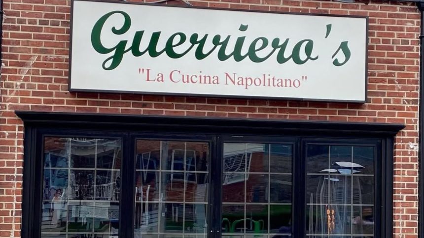 Guerriero’s closed after its final service last weekend; the owners confirmed that the family will try to remain part of the Morristown community.