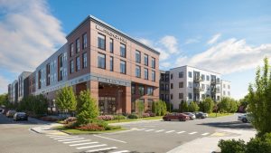 The area is packed with shops, restaurants, breweries, and cafes.