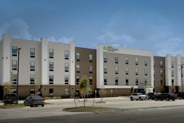 The hotel is 15 minutes away from the Austin-Bergstrom International Airport.