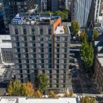 As an affordable 12-story structure, it highlights eco-friendly and nature inspired design.