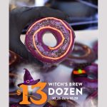 Krispy Kreme is brewing up something sweet this Halloween with its limited-edition Witch’s Brew Dozen doughnuts, available for a short time only.
